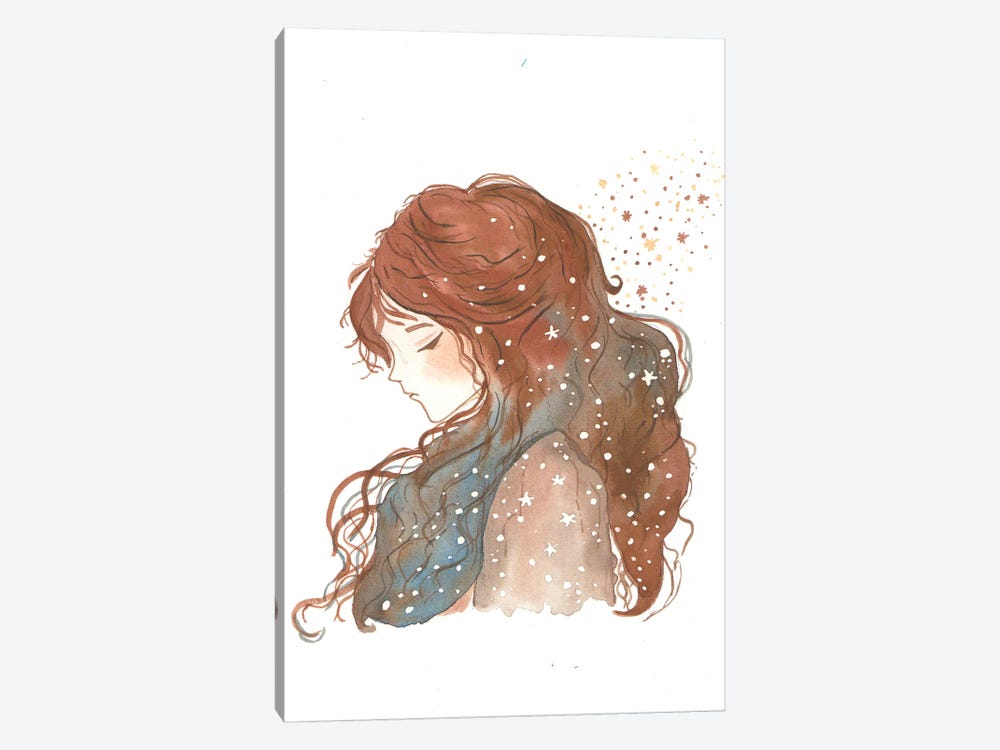 Sparkling Girl by FNK Designs 1-piece Canvas Artwork