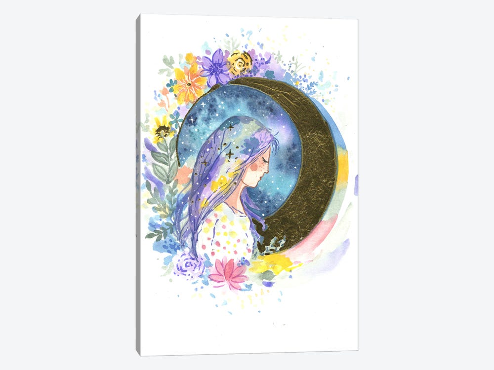 Moon Girl by FNK Designs 1-piece Art Print