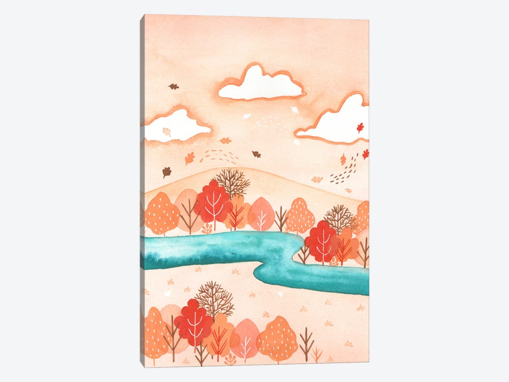 Autumn Breeze by FNK Designs 1-piece Canvas Artwork