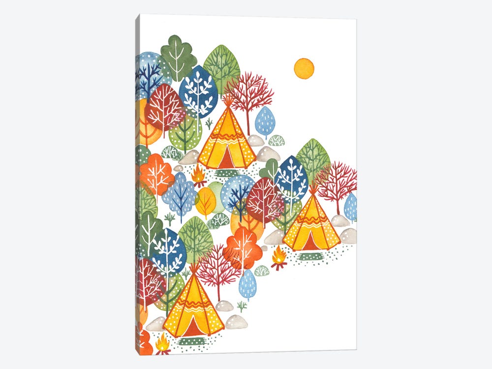 Summer Camp by FNK Designs 1-piece Art Print