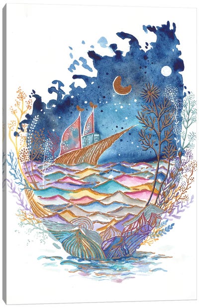 Sailing Canvas Art Print - FNK Designs