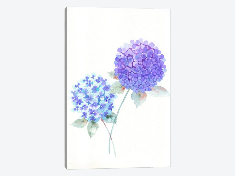 Purple Hydrangea by FNK Designs 1-piece Canvas Artwork