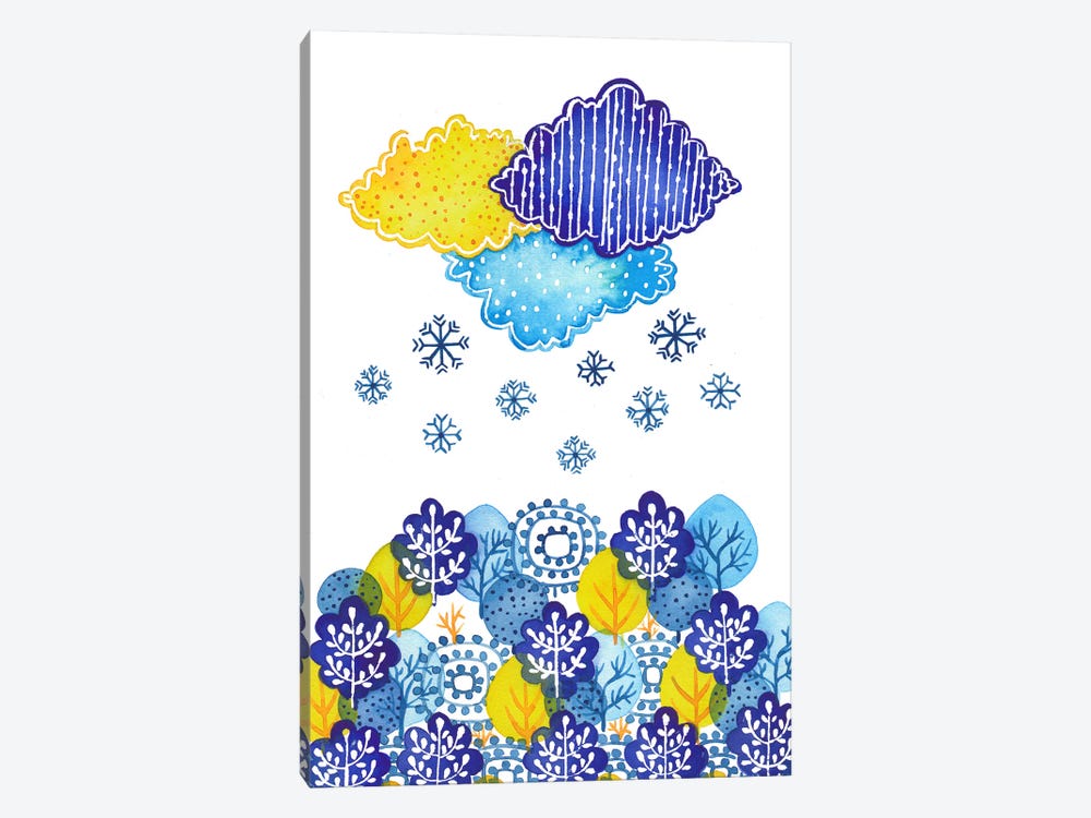 Blue Clouds by FNK Designs 1-piece Art Print