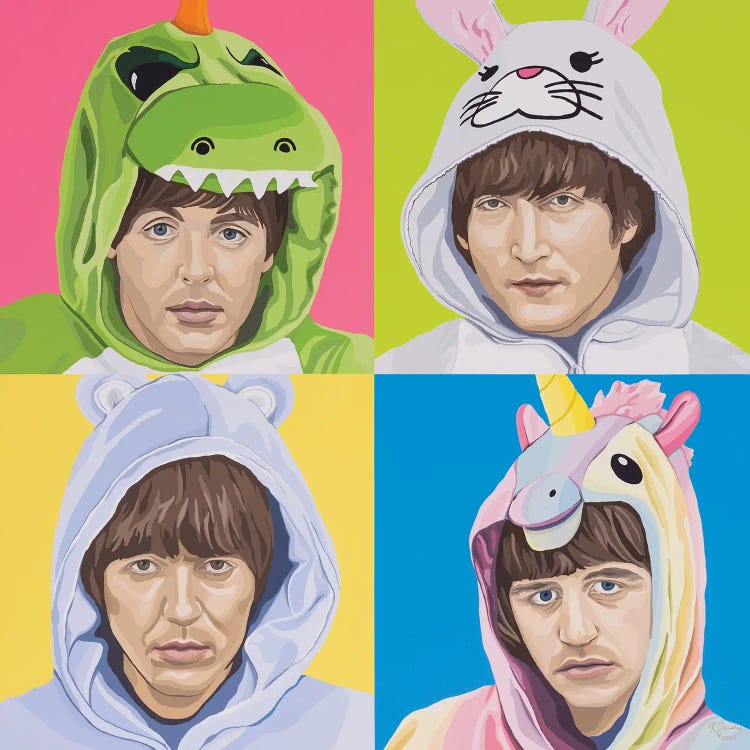 The Fab Four by Kristin Fardy wall art