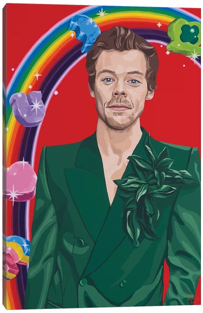 They Told Me That The End (Of The Rainbow) Is Near Canvas Art Print - Harry Styles