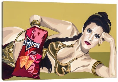 You Were Late So Leia Started Without You Canvas Art Print - Kristin Fardy