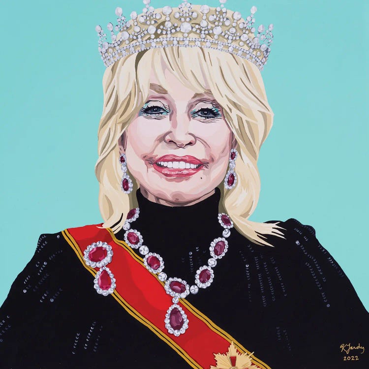 Dolly, A Literal Queen by Kristin Fardy wall art