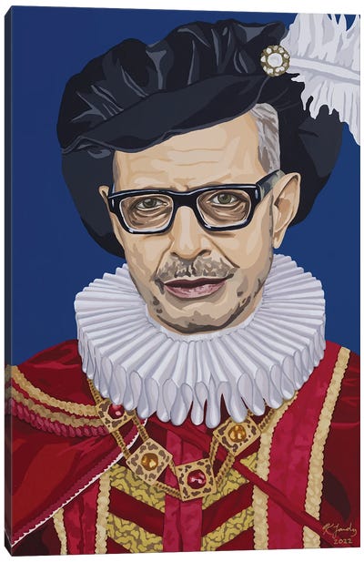 Jeff Goldblum, Renaissance Man Canvas Art Print - Kristin Fardy