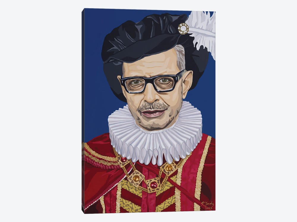 Jeff Goldblum, Renaissance Man by Kristin Fardy 1-piece Art Print