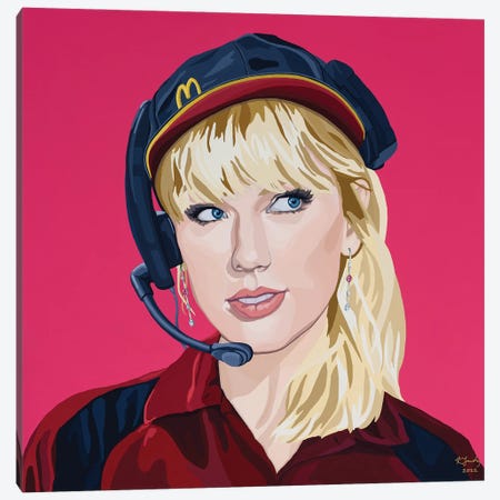 McDonalds Drive-Thru (Taylor's Version) Canvas Print #FDY7} by Kristin Fardy Canvas Wall Art