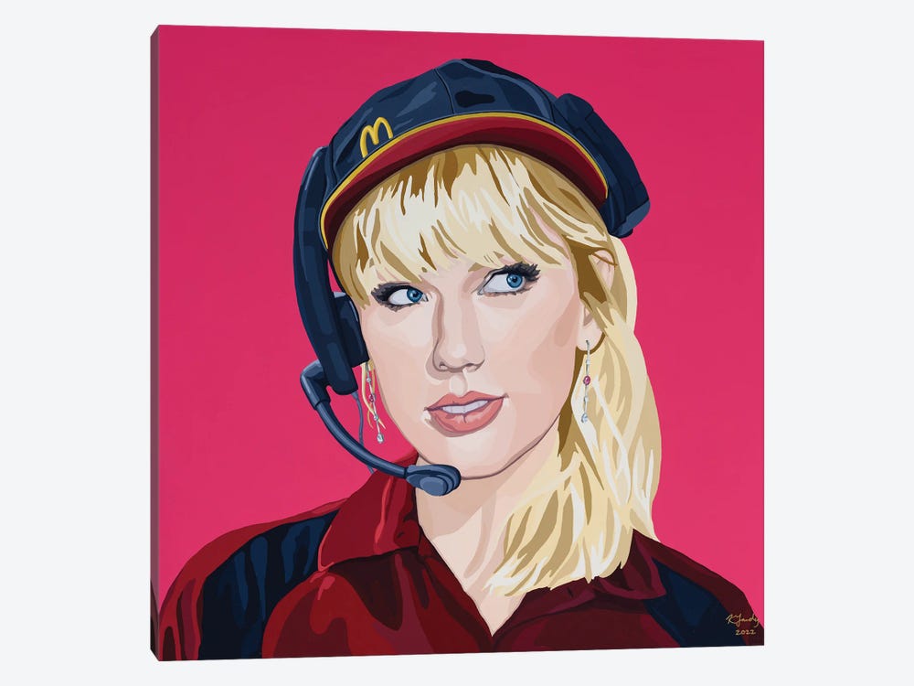 McDonalds Drive-Thru (Taylor's Version) by Kristin Fardy 1-piece Canvas Artwork