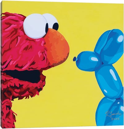 Party Animals Canvas Art Print - Kids TV Show Art