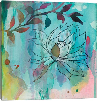 Cool Bloom I Canvas Art Print - Faith Evans-Sills