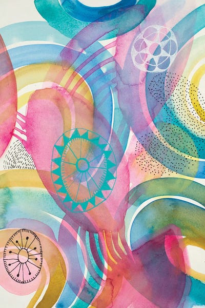 Joyful I by Faith Evans-Sills framed wall art