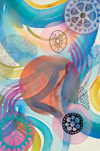 Joyful III by Faith Evans-Sills framed wall art