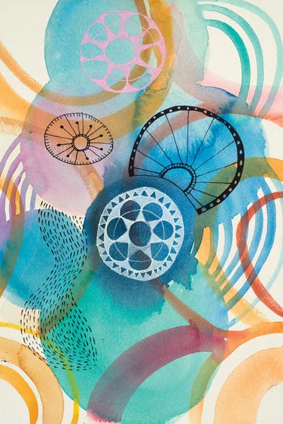 Joyful IV by Faith Evans-Sills framed wall art