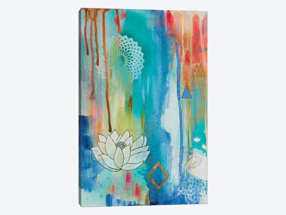 Lotus Bloom by Faith Evans-Sills 1-piece Canvas Artwork