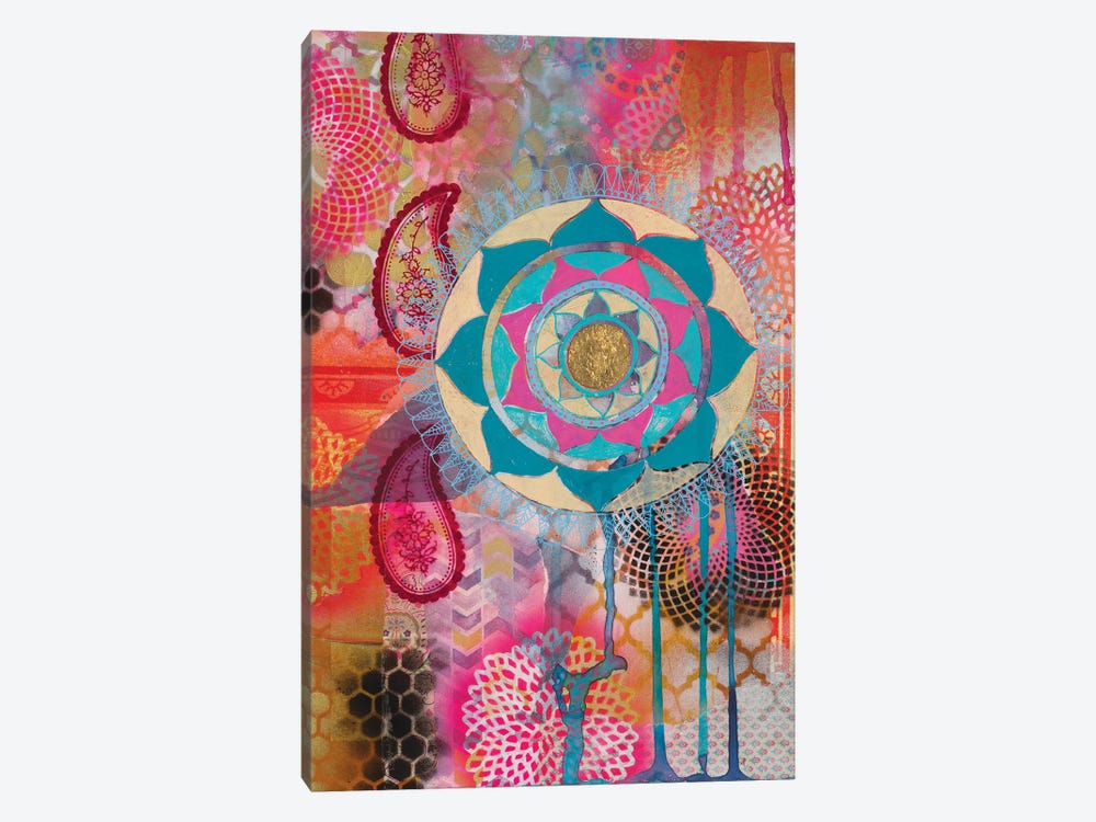 Lotus Flower Paisley I by Faith Evans-Sills 1-piece Art Print