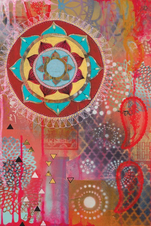 Lotus Flower Paisley II by Faith Evans-Sills wall art