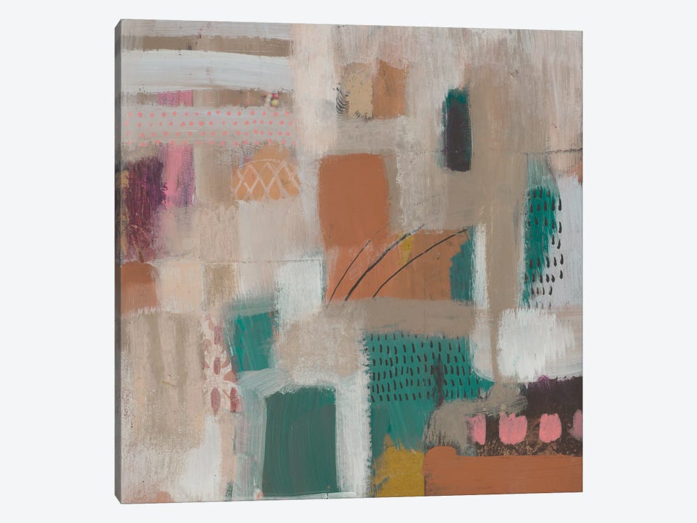Abstract City I by Faith Evans-Sills 1-piece Canvas Art