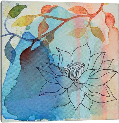 Calm Lotus I Canvas Art Print - Lotus Art