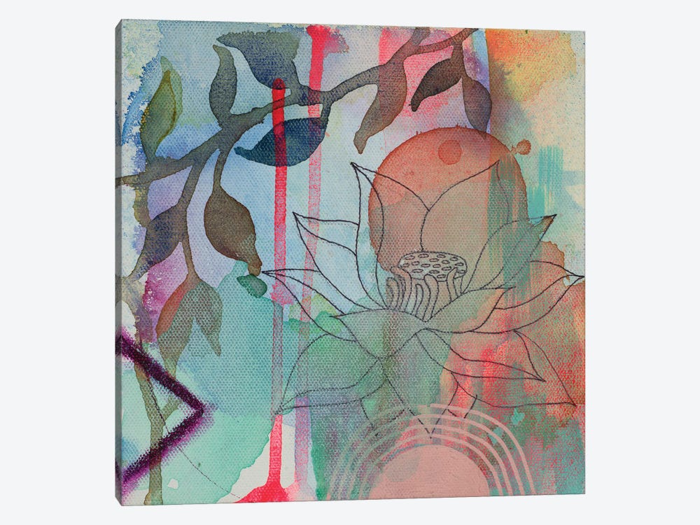 Calm Lotus II by Faith Evans-Sills 1-piece Canvas Art