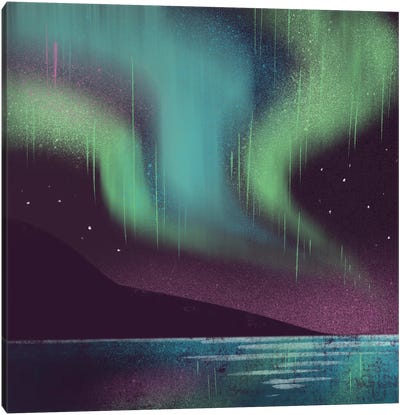 Aurora Borealis Canvas Art Print - Ffion Evans