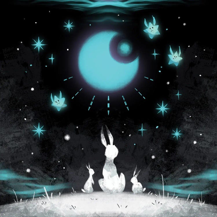 Cold Winter Moon - Rabbits