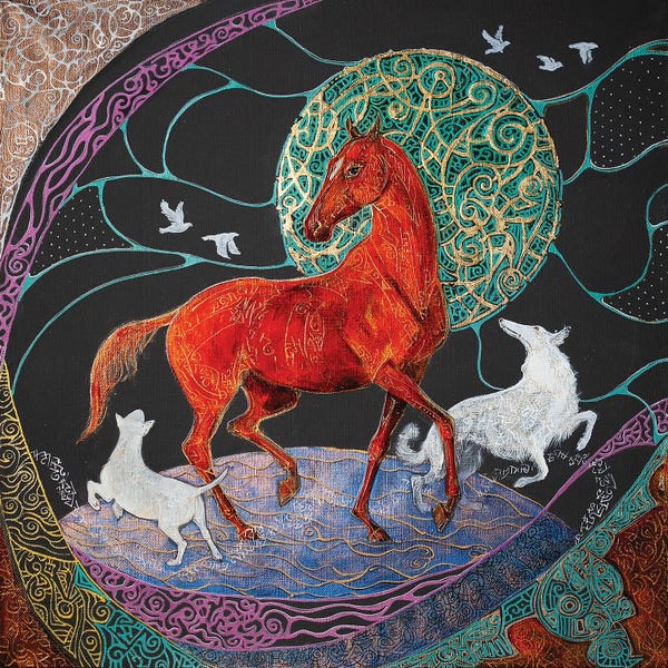 Art Nouveau Redux: A Dance With Spirits by Fefa Koroleva