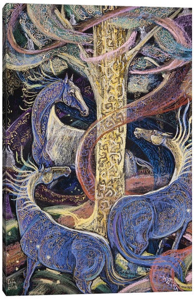 The Magic Tree Canvas Art Print - Fefa Koroleva