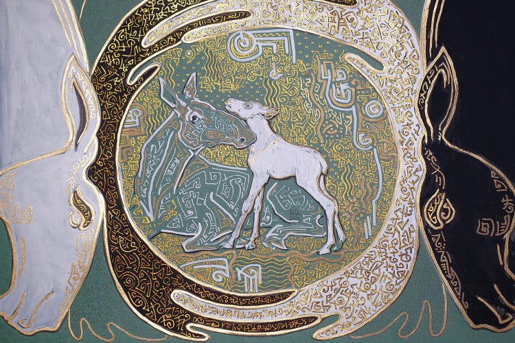 The Life Of Elks by Fefa Koroleva wall art