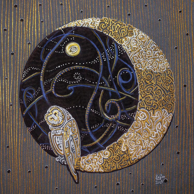 Far Side Of The Moon by Fefa Koroleva wall art
