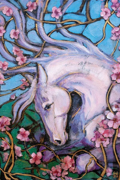 Waiting by Fefa Koroleva framed canvas print