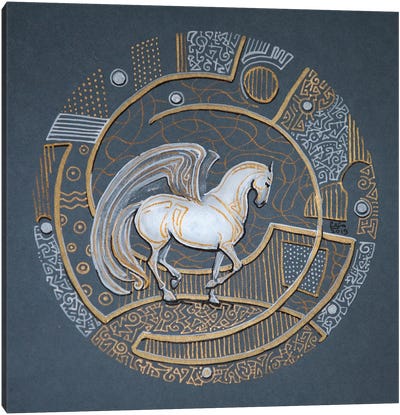 Pegasus Canvas Art Print - Fefa Koroleva