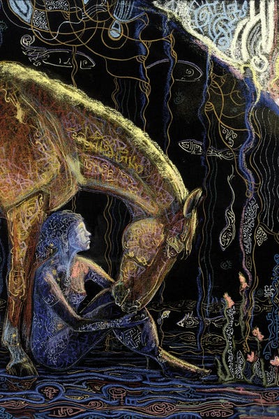 Horses: Before The Gate by Fefa Koroleva