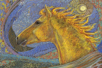 The Solar Wind by Fefa Koroleva framed canvas print