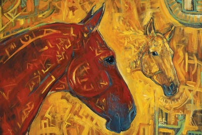 The Feeling Of Sun by Fefa Koroleva framed canvas print