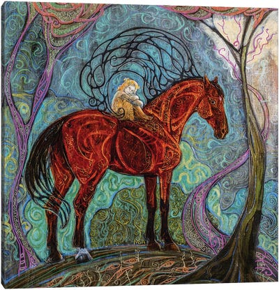 The Keeper Canvas Art Print - Fefa Koroleva