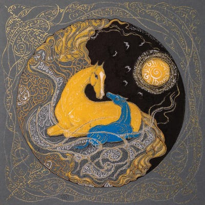 Together With Mom by Fefa Koroleva framed canvas print