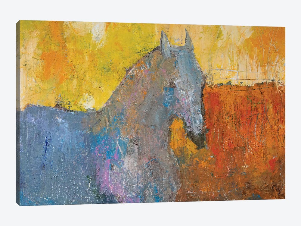 A Horse On Sunrise by Fefa Koroleva 1-piece Canvas Art