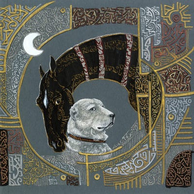 The Best Friends by Fefa Koroleva framed canvas print