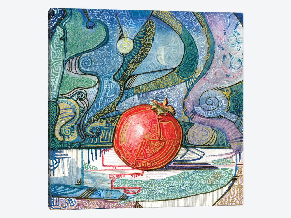 Mysterious Pomegranate by Fefa Koroleva 1-piece Art Print