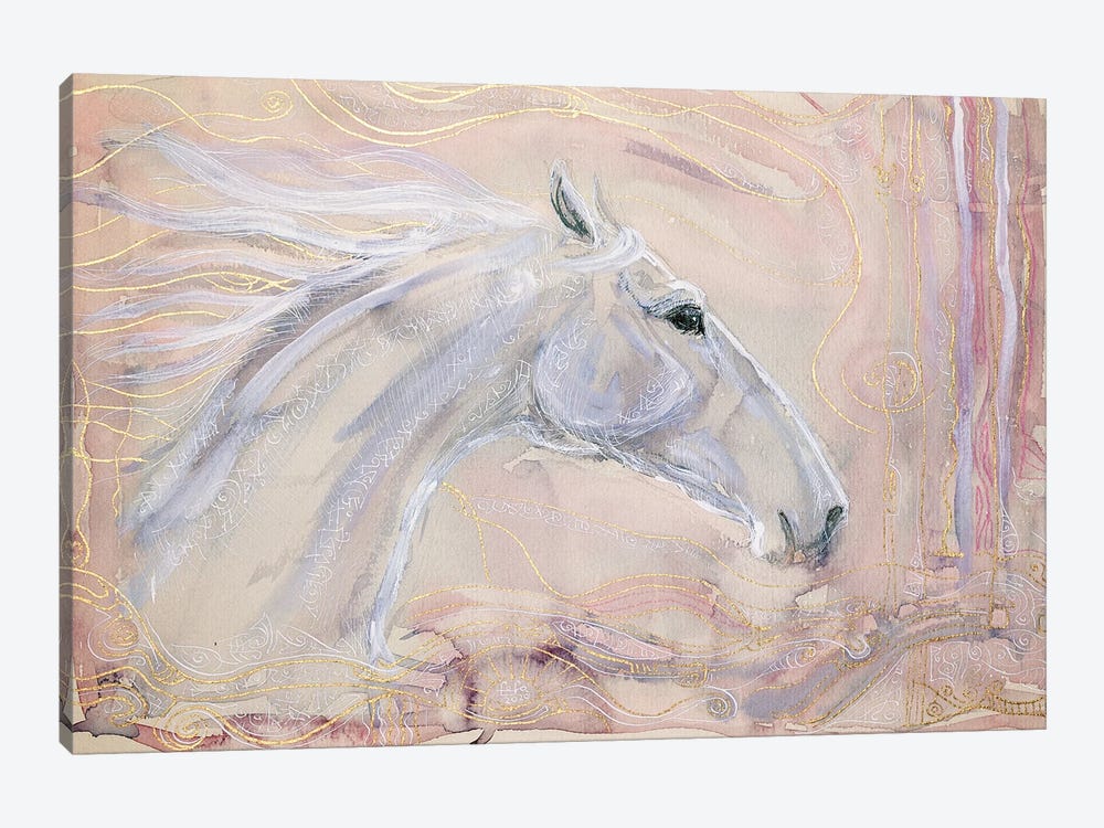 White Wind by Fefa Koroleva 1-piece Canvas Wall Art
