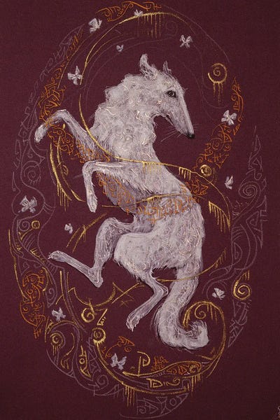 The Spirit by Fefa Koroleva metal wall art