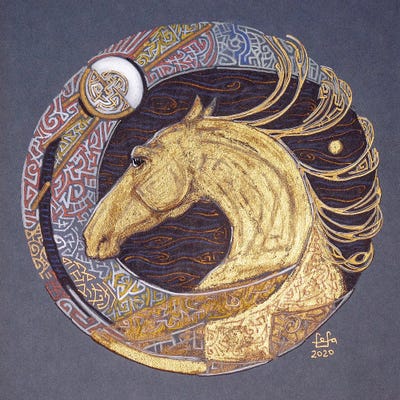 Golden Dea by Fefa Koroleva gallery poster