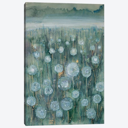 The Silver Meadow Canvas Print #FFK95} by Fefa Koroleva Canvas Art