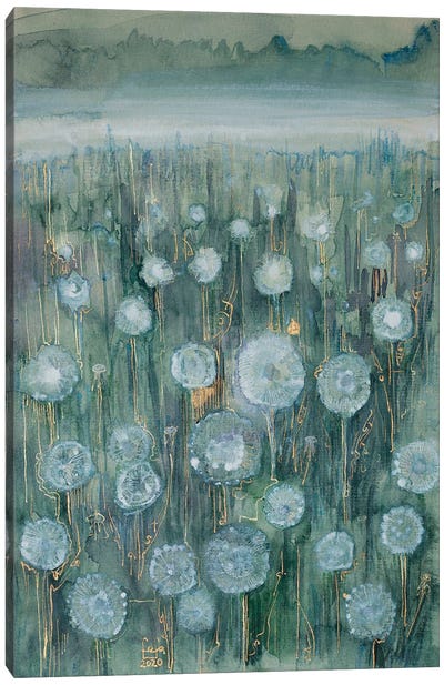 The Silver Meadow Canvas Art Print - Fefa Koroleva