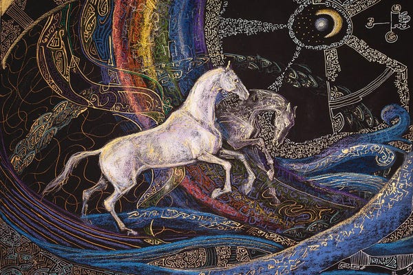 Rainbows: Running Through The Rainbow by Fefa Koroleva