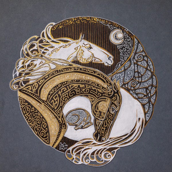 Art Nouveau Redux: The Family. In Waiting by Fefa Koroleva