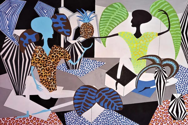 Frantisek Florian: Lounging Plant Party IV by Frantisek Florian